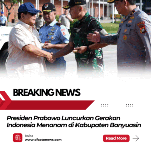 Presiden Prabowo Luncurkan Gerakan Indonesia Menanam di Kabupaten Banyuasin