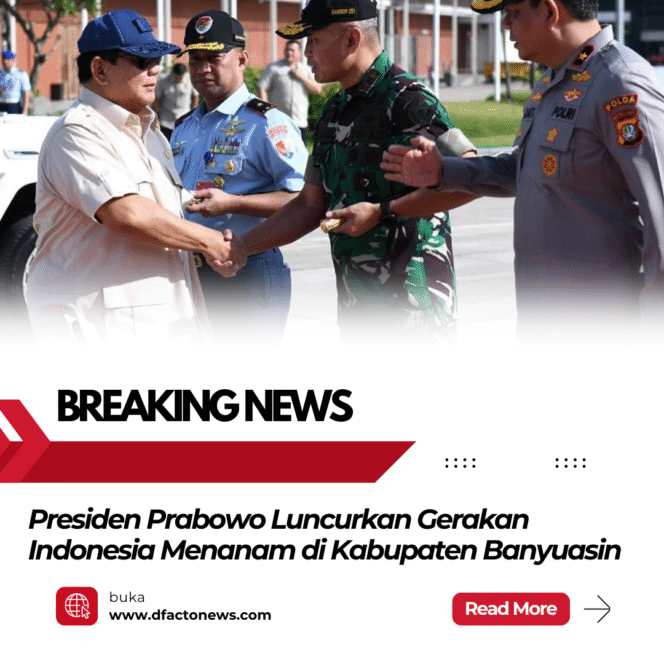 
					Presiden Prabowo Luncurkan Gerakan Indonesia Menanam di Kabupaten Banyuasin