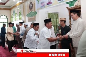 Kadispotdirga Lanud Sam Ratulangi Hadiri Halal Bihalal di Masjid Al Azhiim Manado