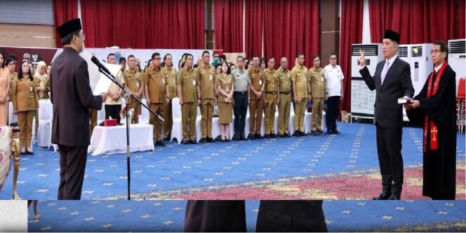 
					Steaven Dandel Dilantik Jadi Penjabat Sekda Manado, Wali Kota Andrei Angouw Tegaskan Profesionalisme dan Tanggung Jawab