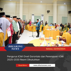 Pengurus ICMI Orwil Gorontalo dan Perempuan ICMI 2025–2030 Resmi Dikukuhkan