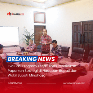 Evaluasi Program Kerja: Dinas Pendidikan Paparkan Strategi di Hadapan Bupati dan Wakil Bupati Minahasa