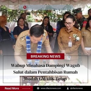 Wabup Minahasa Dampingi Wagub Sulut dalam Pentahbisan Rumah Ibadah GMAHK Telap