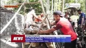 Hebat !, Ini Penampakan Progres TMMD ke-121 Kodim Minahasa