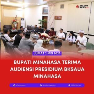 Bupati Minahasa Terima Audiensi Presidium BKSAUA Minahasa