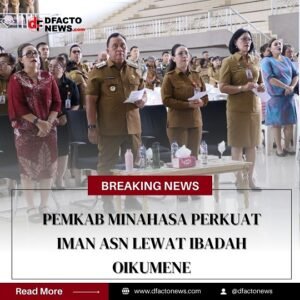 Pemkab Minahasa Perkuat Iman ASN Lewat Ibadah Oikumene