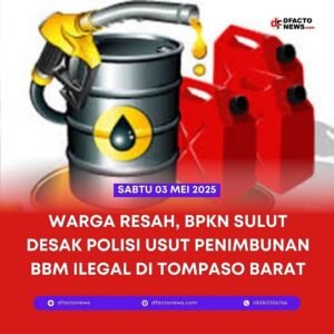 Warga Resah, BPKN Sulut Desak Polisi Usut Penimbunan BBM Ilegal Di Tompaso Barat