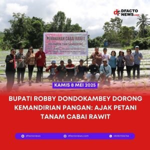 Bupati Robby Dondokambey Dorong Kemandirian Pangan: Ajak Petani Tanam Cabai Rawit