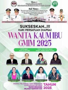 HAPSA WKI Sinode GMIM 2025, Siap Digelar Di Wilayah Tondano Dua