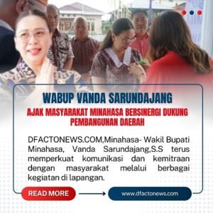 Wabup Vanda Sarundajang Ajak Masyarakat Minahasa Bersinergi Dukung Pembangunan Daerah