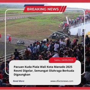 Pacuan Kuda Piala Wali Kota Manado 2025 Resmi Digelar, Semangat Olahraga Berkuda Digaungkan