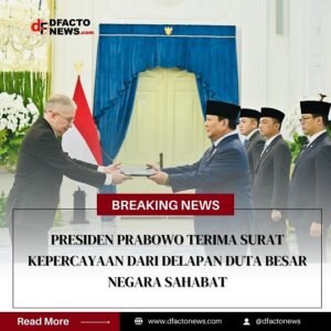 Presiden Prabowo Terima Surat Kepercayaan dari Delapan Duta Besar Negara Sahabat