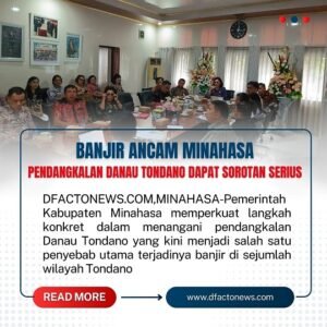 Banjir Ancam Minahasa, Pendangkalan Danau Tondano Dapat Sorotan Serius