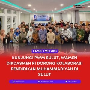Kunjungi PWM Sulut, Wamen Dikdasmen RI Dorong Kolaborasi Pendidikan Muhammadiyah di Sulut