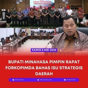 Bupati Minahasa Pimpin Rapat Forkopimda Bahas Isu Strategis Daerah