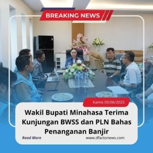 Wakil Bupati Minahasa Terima Kunjungan BWSS dan PLN Bahas Penanganan Banjir