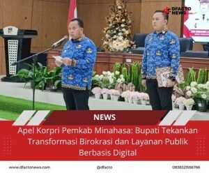 Apel Korpri Pemkab Minahasa: Bupati Tekankan Transformasi Birokrasi dan Layanan Publik Berbasis Digital