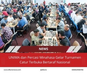UNIMA dan Percasi Minahasa Gelar Turnamen Catur Terbuka Bertaraf Nasional
