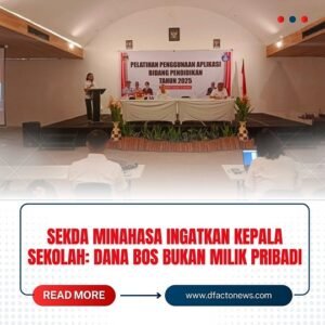 Sekda Minahasa Ingatkan Kepala Sekolah: Dana BOS Bukan Milik Pribadi