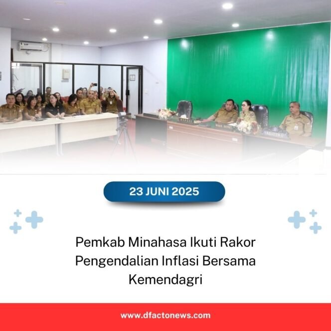 
					Pemkab Minahasa Ikuti Rakor Pengendalian Inflasi Bersama Kemendagri
