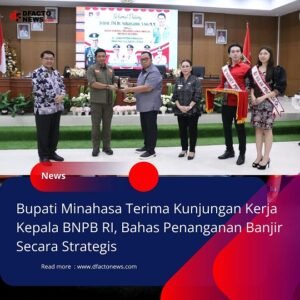 Bupati Minahasa Terima Kunjungan Kerja Kepala BNPB RI, Bahas Penanganan Banjir Secara Strategis