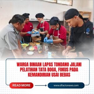 Warga Binaan Lapas Tondano Jalani Pelatihan Tata Boga, Fokus pada Kemandirian Usai Bebas