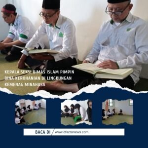Kepala Seksi Bimas Islam Pimpin Bina Kerohanian di Lingkungan Kemenag Minahasa