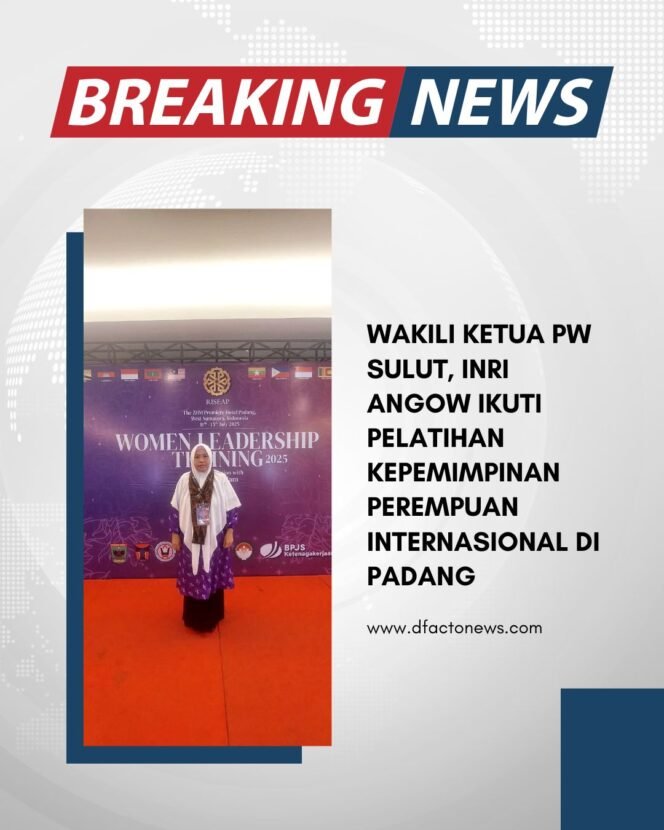 
					Wakili Ketua PW Sulut, Inri Angow Ikuti Pelatihan Kepemimpinan Perempuan Internasional di Padang