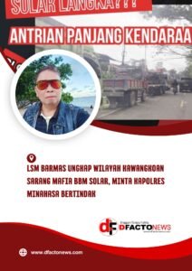 LSM BARMAS Ungkap Wilayah Kawangkoan Sarang Mafia BBM Solar, Minta Kapolres Minahasa Bertindak