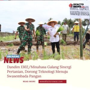 Dandim 1302/Minahasa Galang Sinergi Pertanian, Dorong Teknologi Menuju Swasembada Pangan