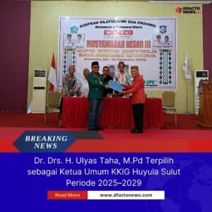 Dr. Drs. H. Ulyas Taha, M.Pd Terpilih sebagai Ketua Umum KKIG Huyula Sulut Periode 2025–2029