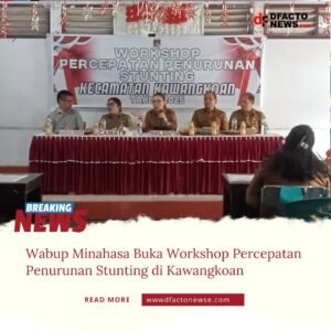 Wabup Minahasa Buka Workshop Percepatan Penurunan Stunting di Kawangkoan