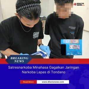 Satresnarkoba Minahasa Gagalkan Jaringan Narkoba Lapas di Tondano