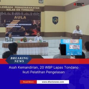 Asah Kemandirian, 20 WBP Lapas Tondano Ikuti Pelatihan Pengelasan