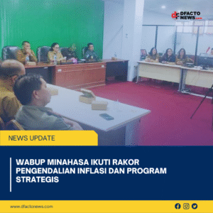 WABUP MINAHASA IKUTI RAKOR PENGENDALIAN INFLASI DAN PROGRAM STRATEGIS