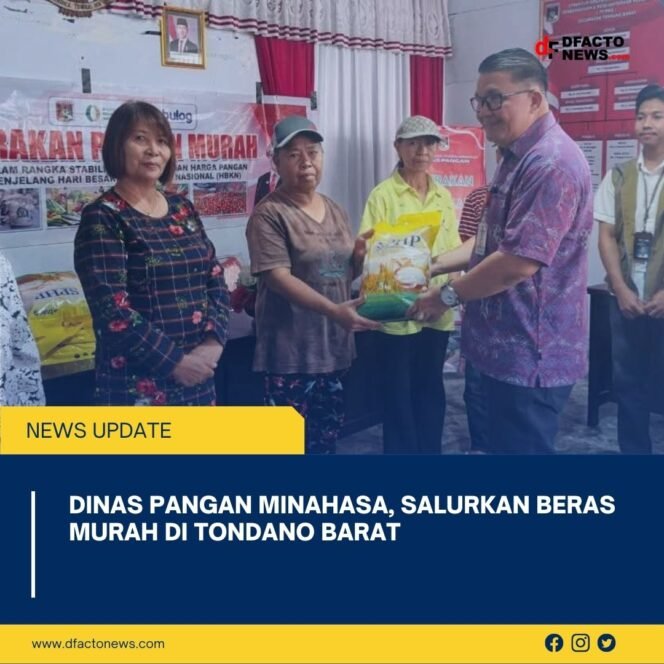 
					Dinas Pangan Minahasa, Salurkan Beras Murah di Tondano Barat