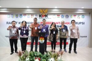 Menciptakan Pemerintahan Yang Bersih dan transparansi, Bupati Minahasa Tenggara Ronald Kandoli Ikut Rakor Pemberantasan Korupsi Bersama KPK RI di Jakarta