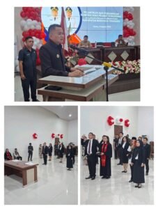 Pelantik Pejabat Fungsional, Bupati Minahasa Tenggara Ronald Kandoli Tekankan Disiplin Dan Pelayanan