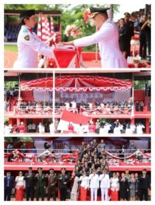 Bupati Ronald Kandoli Pimpin Upacara HUT RI Ke 80