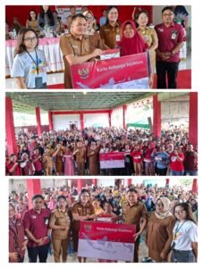 Bupati Mitra Ronald Kandoli Salurkan Kartu Keluarga Sejahtera Kepada 1.412 KPM di Kecamatan Belang