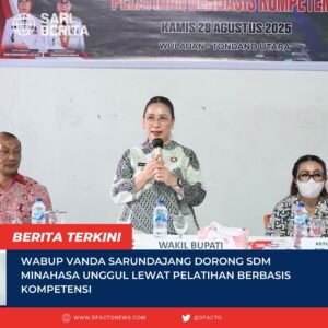 Wabup Vanda Sarundajang Dorong SDM Minahasa Unggul Lewat Pelatihan Berbasis Kompetensi