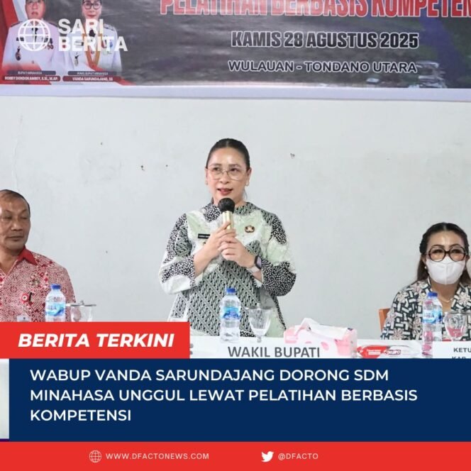 
					Wabup Vanda Sarundajang Dorong SDM Minahasa Unggul Lewat Pelatihan Berbasis Kompetensi