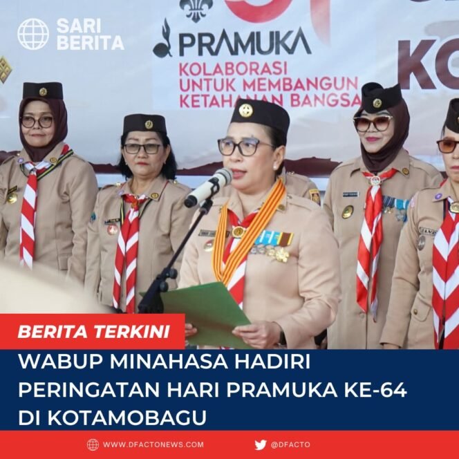 
					Wabup Minahasa Hadiri Peringatan Hari Pramuka ke-64 di Kotamobagu