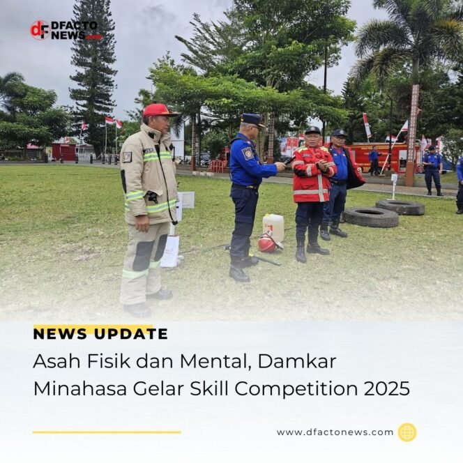 
					Asah Fisik dan Mental, Damkar Minahasa Gelar Skill Competition 2025