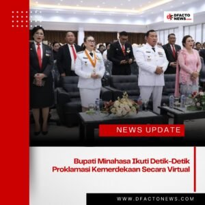 Bupati Minahasa Ikuti Detik-Detik Proklamasi Kemerdekaan Secara Virtual
