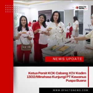Ketua Persit KCK Cabang XIV Kodim 1302/Minahasa Kunjungi PT Kawanua Puspa Buana