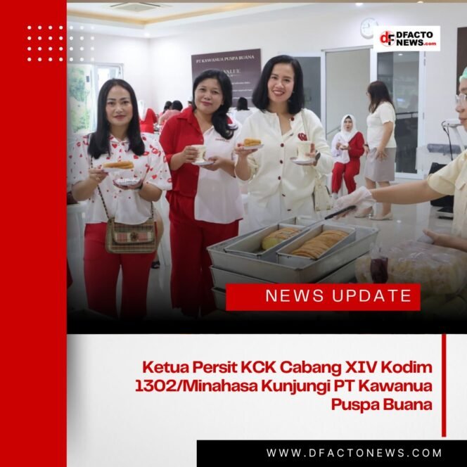 
					Ketua Persit KCK Cabang XIV Kodim 1302/Minahasa Kunjungi PT Kawanua Puspa Buana