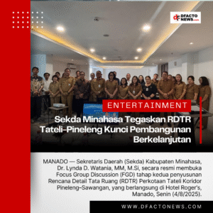 Sekda Minahasa Tegaskan RDTR Tateli-Pineleng Kunci Pembangunan Berkelanjutan