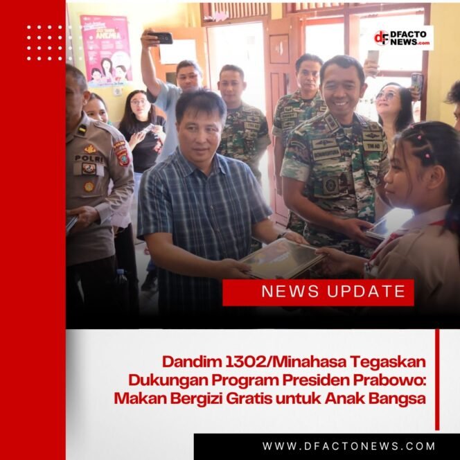 
					Dandim 1302/Minahasa Tegaskan Dukungan Program Presiden Prabowo: Makan Bergizi Gratis untuk Anak Bangsa