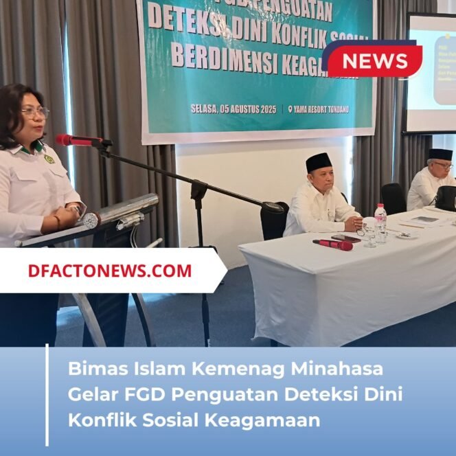
					Bimas Islam Kemenag Minahasa Gelar FGD Penguatan Deteksi Dini Konflik Sosial Keagamaan
